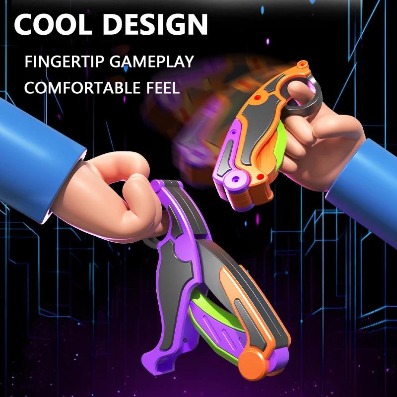 Anti Stress Gravity Stressabbau Spielzeug Teenager Spielzeug Messer Kunststoff 3D Druck Tragbar Anti-Stress Karotte Günstig Angst Hobbys