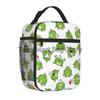 Cute Frog Lunch Bag for Women Boys Girls Portable Lunch Box Reusable Cooler Tote Bag for Office Work School Picnic Beach Travel