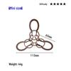 Intelligence Puzzle Zinc Alloy Disentanglement Rings - Unlock Nine Linked Rings Kongming Luban Lock Educational Toy