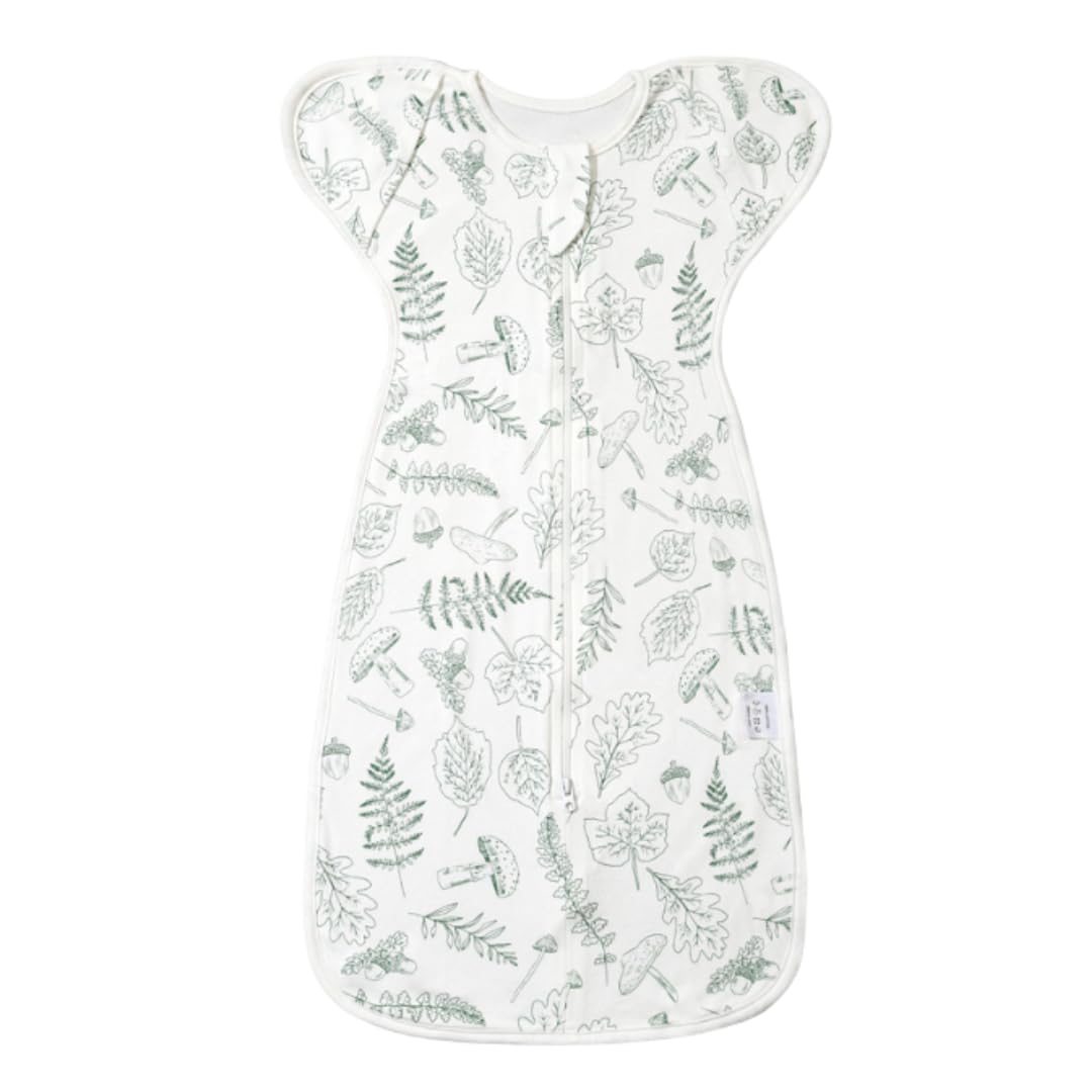 

petit baby swaddle with cotton night crying Moro reflex prevention sleeping all baby shower gift no size [un peu] Midwife-supervised zipper, swaddle,