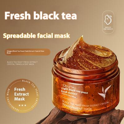 Light Park Schwarztee-Rose Schlafmaske Niacinamid Feuchtigkeitsspendende Abstrichmaske Aufhellende Haut