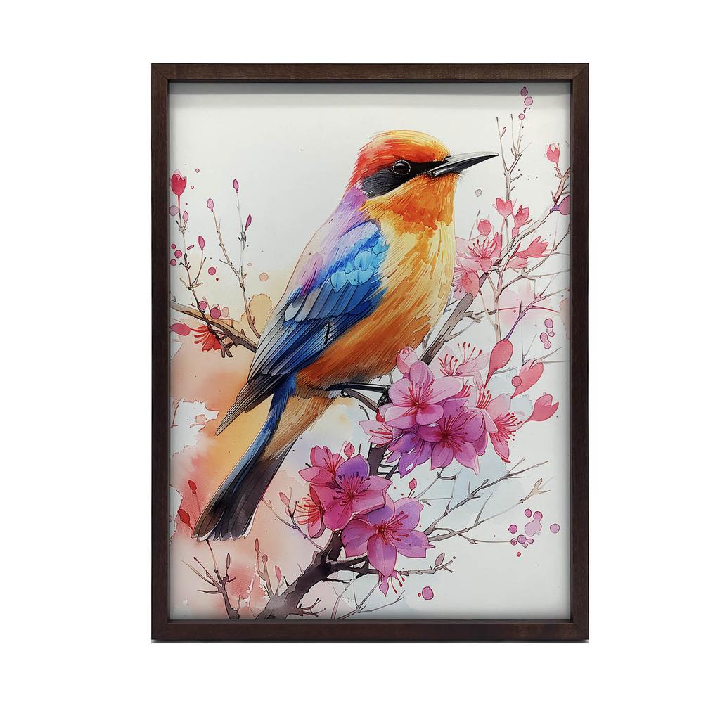 Melodia Kwitnącej Wiśni Melodia Kwitnącej Wiśni, 70X100 Cm, Bez Ramy, Płótno Premium Na Blejtramie
