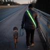 High Visibility LED Safety Belt USB Rechargeable Rechargeable Reflective Band  Walking