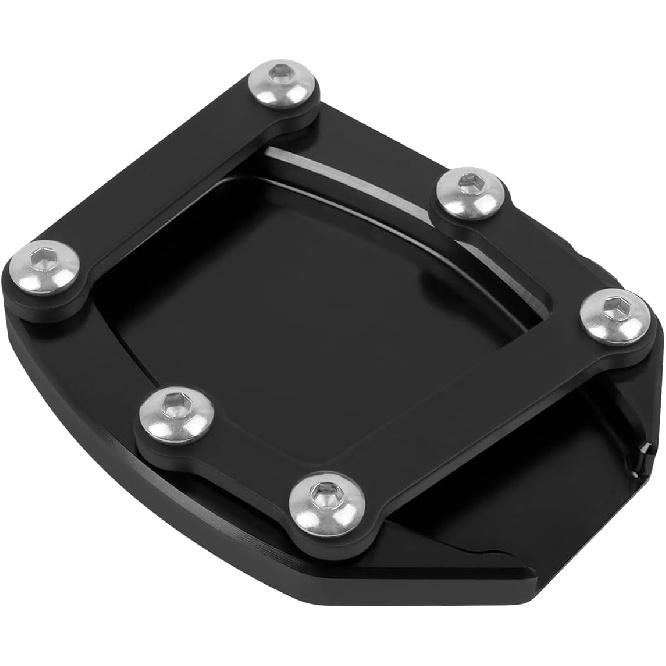 

Motorcycle Kickstand Pad Enlarger Extension Side Stand Plate Pad Replacement for Ducati Diavel V4 2023 2024 (titanium) чёрный