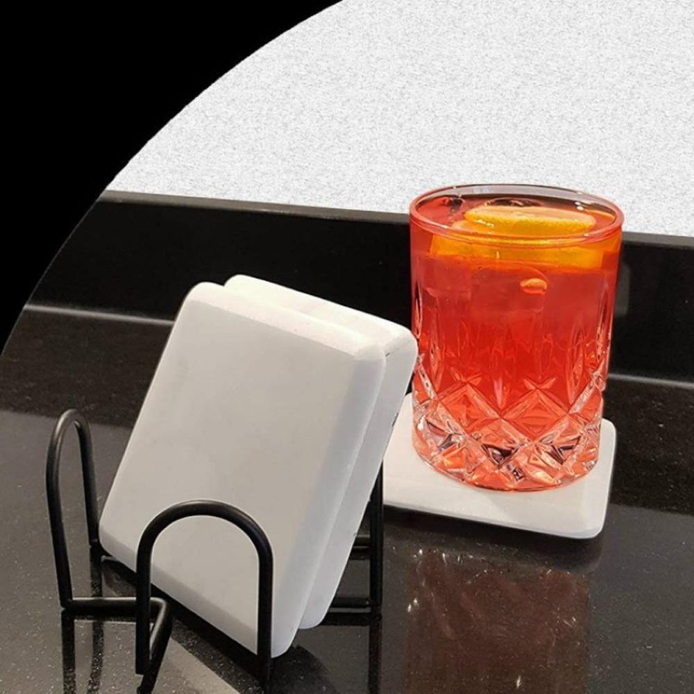 Mat Organizer Storage Rack Kitchen Gadget Coaster Holder Cup Mat Tray Cup Mat Frames Coaster Rack