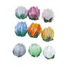 2Pcs Hand Painted Lampwork Glass Flower Bud Beads Vintage Tulip Loose Beads For Diy Bracelet Necklace Phone Chain Jewelry Making