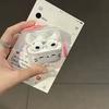 With Keyring Sleepy Cat Earphone Case Headphone Protective Case for Airpods 4 3 2 1/ Pro/Pro2