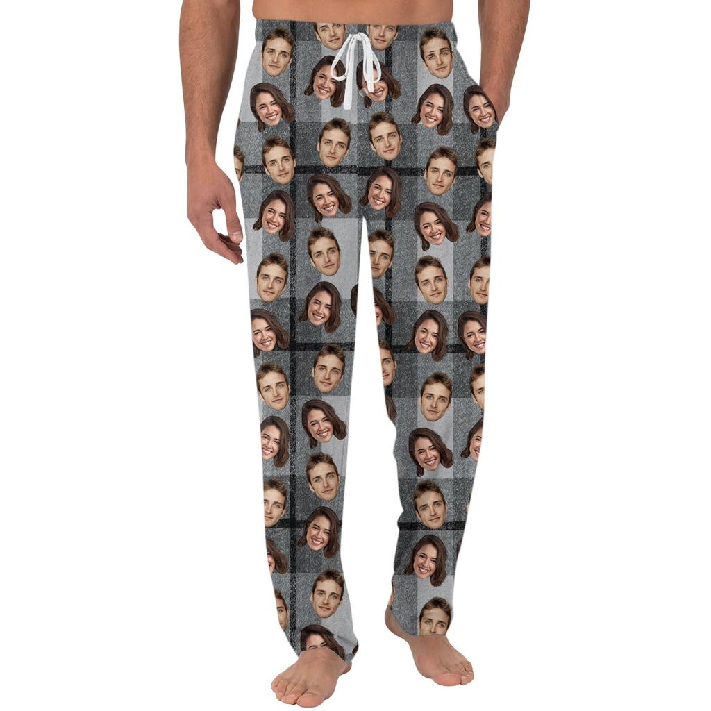 Men's Casual Pants with Pockets for Home Sleeping and Lounging