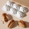 Modern Style Silicone Chocolate Mold for Pecan Nuts Food Grade with Artistic Mousse Cake Design for Elegant Desserts