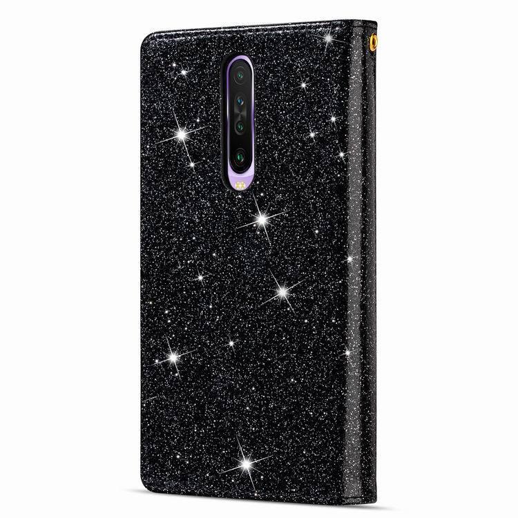 Redmi Note 9 Pro/K30/8A Leather Wallet Case with Laser Engraved Nine Card Slots