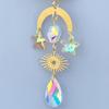 Natural Crystal Crystal Car Hanger Sun/Moon/Star Windows Hanging Suncatchers  Garden Decoration