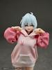 ALPHAMAX Party Animal Girl Roomwear Bunny Hoodie 15-18cm Plastic ModelDoll Outfit (Finished Product) AX-0349