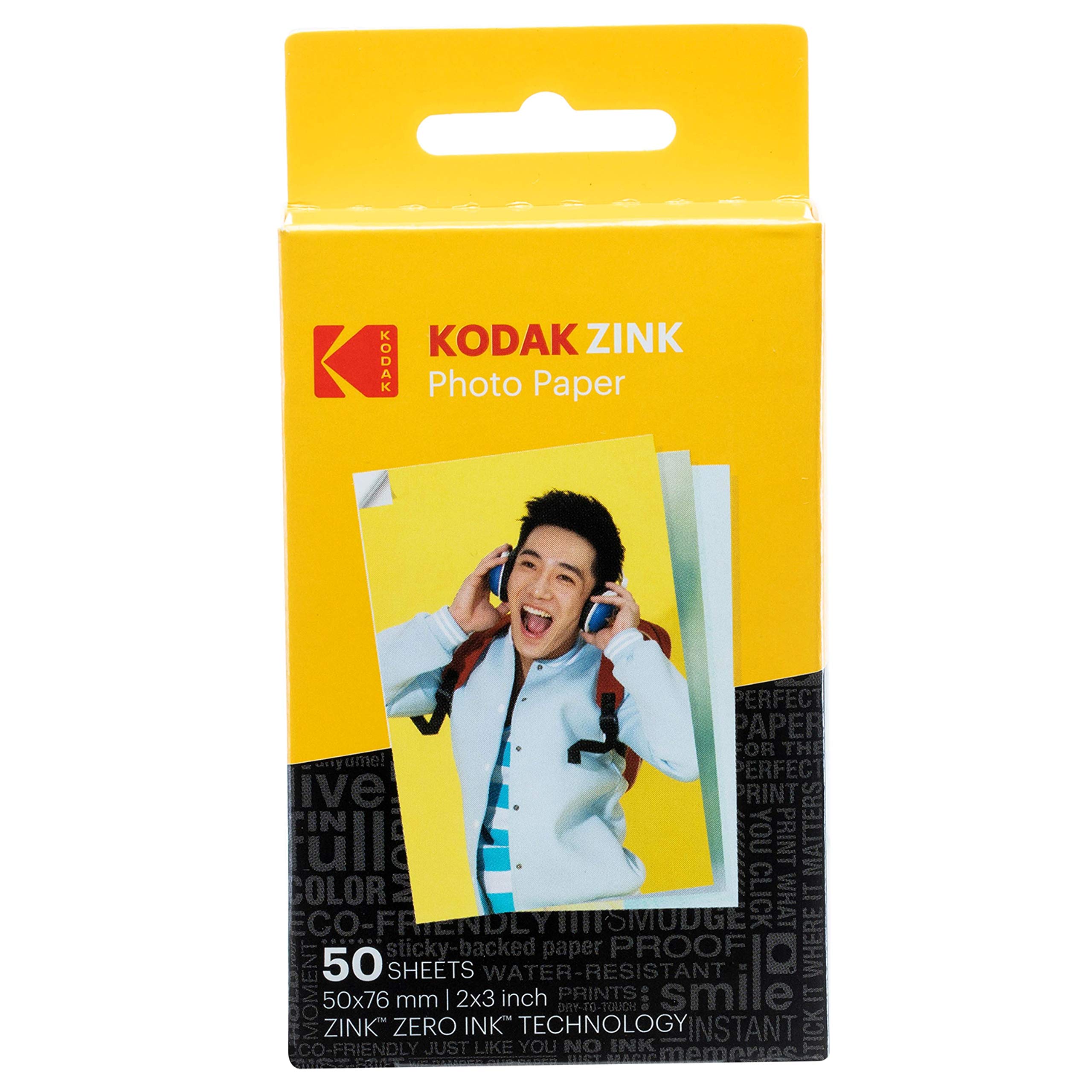 

Kodak ZINK Photo Paper, 2 x 3 , Compatible with Kodak Printomatic (Not compatible with Kodak Mini Shot Mini2)