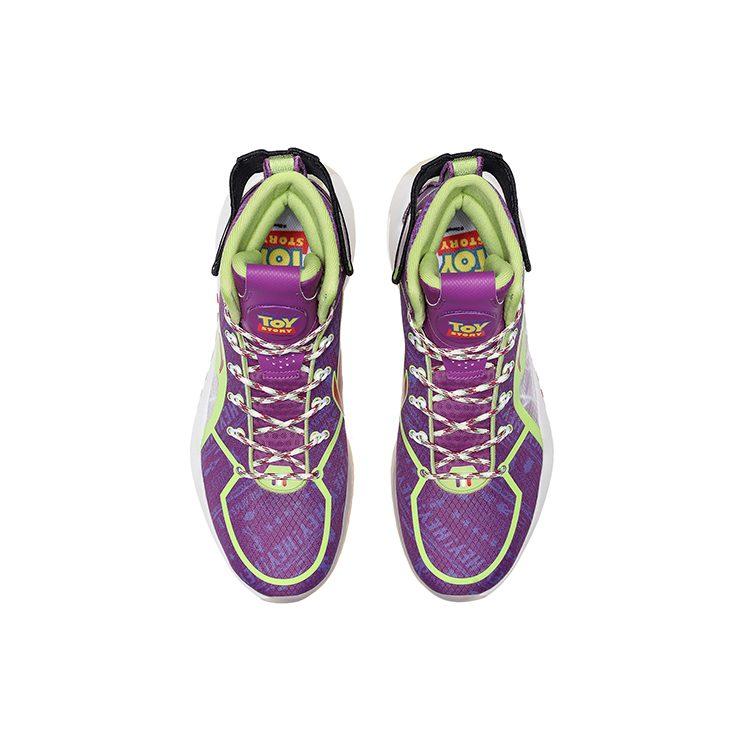 Disney X Li Ning YuShuai 14 Buzz Lightyear High Top Basketball Shoes Men's Roman Purple ABAQ135-8