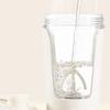 Taza Mezcladora Automática de 450ml Taza para Bebidas Antiderrames Batidora Casera Taza de Agua Giratoria Taza de Agitación Automática Taza para Café y Leche