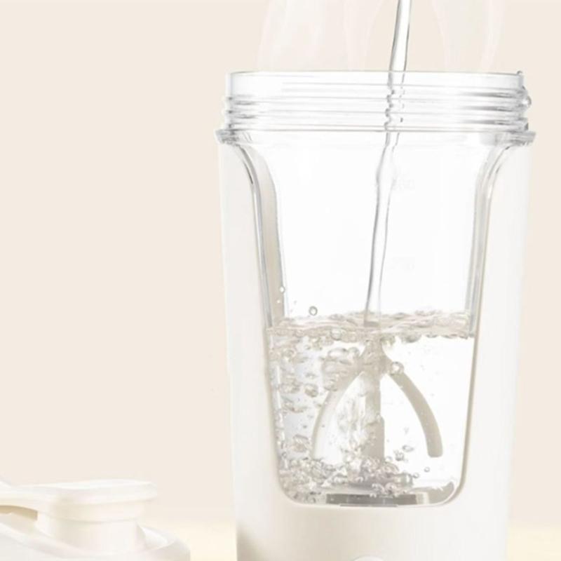 Taza Mezcladora Automática de 450ml Taza para Bebidas Antiderrames Batidora Casera Taza de Agua Giratoria Taza de Agitación Automática Taza para Café y Leche