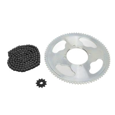 Sprocket Chain Set 8D 11T Gear Sprocket 25H 80T Chain Wheel Sprocket 25H 146 Link Drive Chain for DI