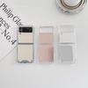 Galaxy Z Flip 7 6 5 4 3 2 Case Clear Foldable Mirror Shockproof Phone Cover