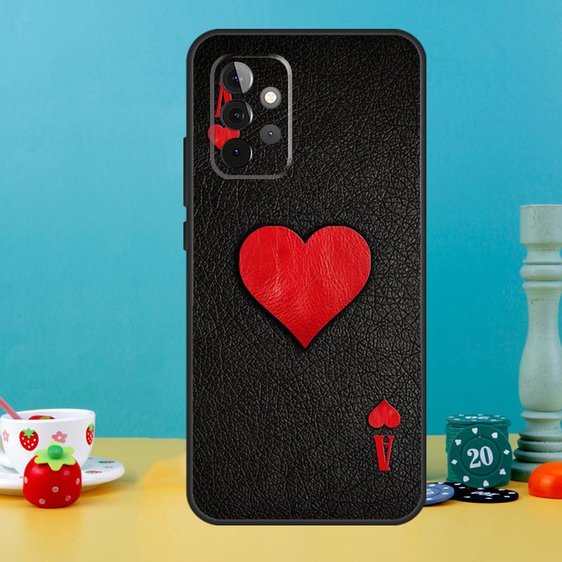 Ace of Spades Case For Samsung Galaxy A35 A26 A16 A05 A55 A15 A32 A12 A22 A52 A54 A34 A14 A56 A36 A13 A53
