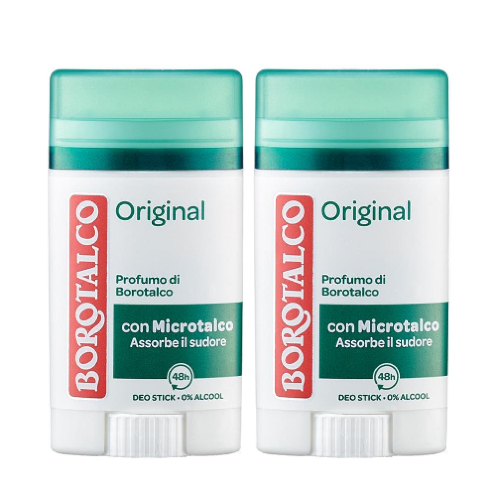 Borotalco Borotalco Original Stick 40ml  Pack Of 2 FREE