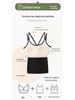 Summer Style Backless Camisole with Beautiful Back and Latex Chest Pad - Women's Breathable No Bra Tank Top