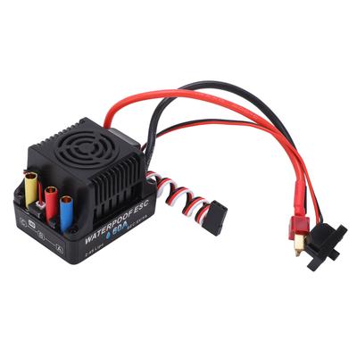 60A Brushless ESC Excellent Acceleration Efficient Operation Waterproof T Plug Black ESC for 110