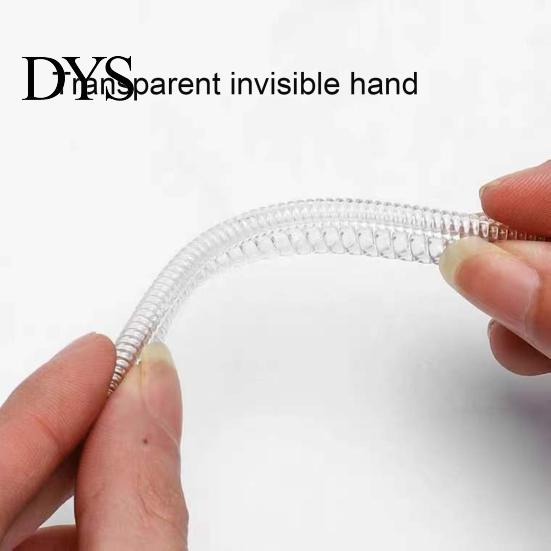 Ring Size Adjuster 5Pcs/Set Invisible Soft Texture Comfortable Wearing Tightener Jewelry Guard Spiral Silicone for Loose Rings