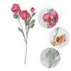 Fiore di Peonia Artificiale con 2 Fiori Doppi e 1 Bocciolo Ramo di Peonia Finta con Gambo per Bouquet da Sposa Fai-da-te Centrotavola per Casa Ufficio