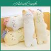 Plush Star Cat Long Animal Pillow With Sleepcap Design For Girls Sleep Relaxation Bedside Support