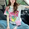 ZANZEA Women Funny Print Casual Round Neck Short Sleeve T-Shirts