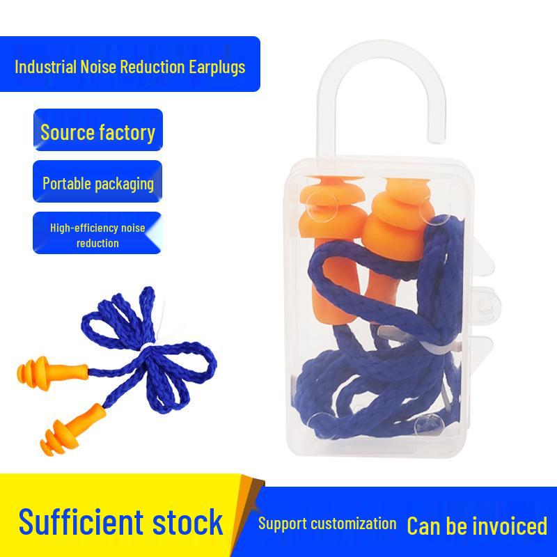 New Hook Soundproof Noise Reduction Earplugs for Swimming, Sleep, and Workshop Use