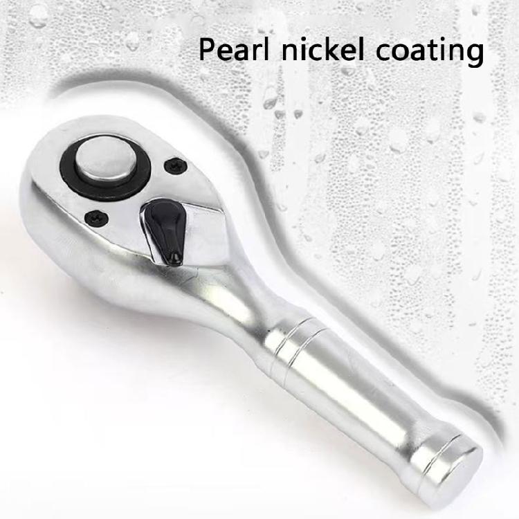 Quick Action Ratcheting Wrench 72Teeth Smooth Operation Durability AntiCorrosion Metal Ideal For Car Mechanics DIY Use