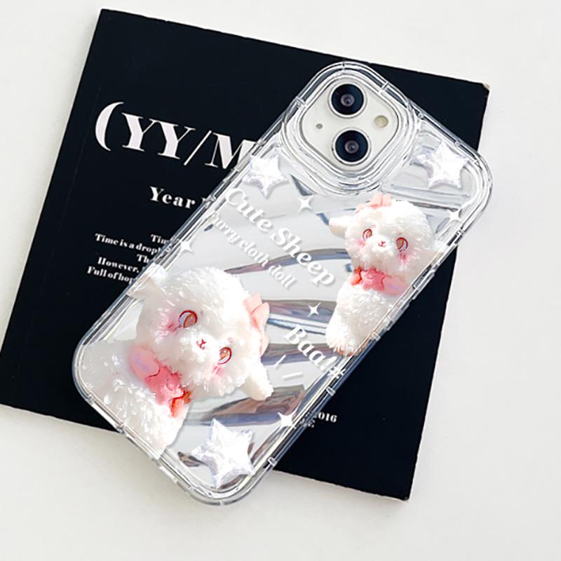 Mobile Phone Cases for iPhone 11 13 XR 15 Pro Max 12 14 Pro Max Case iPhone 16 7 Plus 8 Plus XS Max 6 15 Plus Laser Wave Pattern Anti-drop Waterproof