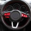 For Mazda 3 CX-4 CX-5 CX-8 Car Auto Accessories Aluminum Alloy Steering Wheel Button Cover Decorative Sticker Interior