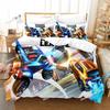 3D Game League Rocket Bedding Set Duvet Cover Full Queen King Size Pillowcase Bed Printed Bed Set Aldult Kid Bedroom Single Twin