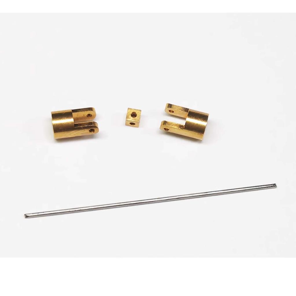 1mm/2mm Precision Universal Joint Micro Coupling Connector Brass Connecting Rod Model Static Modification