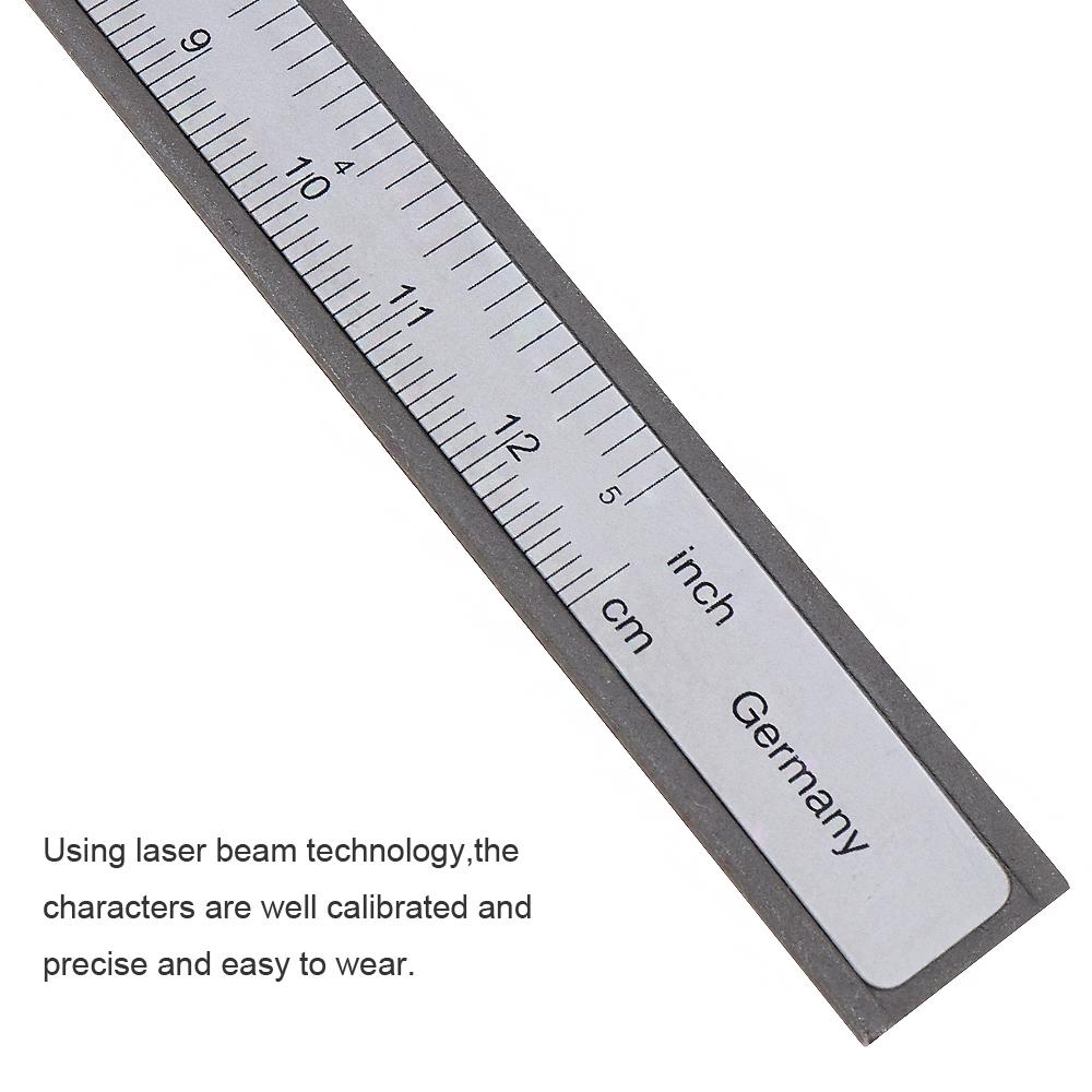 Buy 120mm Mini Carbon Steel Vernier Caliper Ruler with 0.1mm / 0.063in ...
