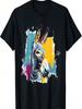 Donkey Lover Wildlife Motif Donkey Animal Graphic T-Shirt(8)