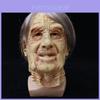 Halloween Elderly Man Latex Mask Silver Hair Costume Prop For Party Dress Up