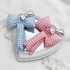 Fashionable Phone Charm Unique Bowknot Keychain Trendy Butterfly Bows Pendant Keyring Ornament Accessory for Purse Bag