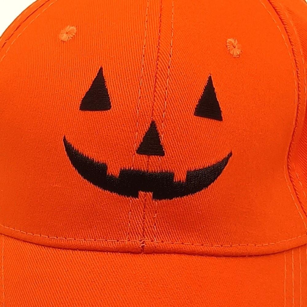 Breathable Halloween Baseball Cap UV Protection Sunshade Cap Funny Pumpkin Embroidery Hat  Outdoor