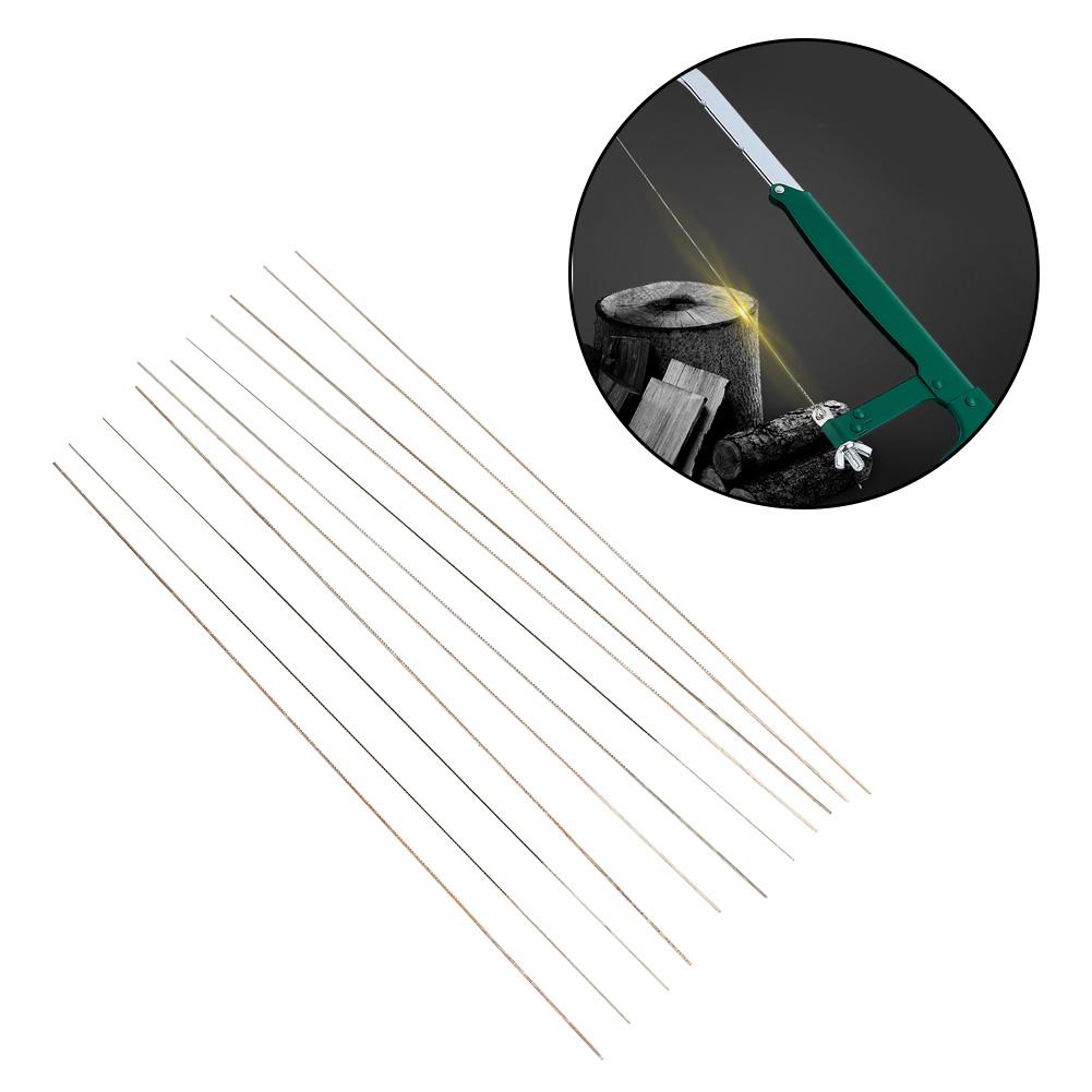 12pcs Steel Jewelry Saw Cutting Blades Replacement Woodworking Accessory