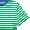 Polo Ralph Lauren Kids T-Shirt Brand Embroidered Striped Round Neck Short Sleeve Kids tops Green CWPOTSHY8020991-300