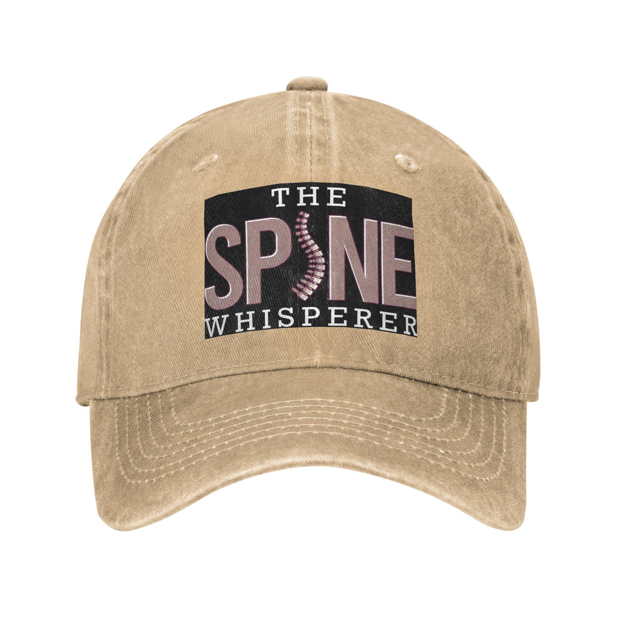 

Unisex Baseball Hats Spine Whisperer Denim Fabric Summer Sports Baseball Caps Hip Hop Cap Casquette One Size