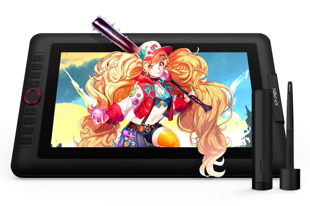 XPPen Artist 13.3 Pro LCD Tablet, 13.3-inch, Fully Laminated IPS Display, Stand Included, 8 Express Keys, Ideal for Illustration and Working from Home