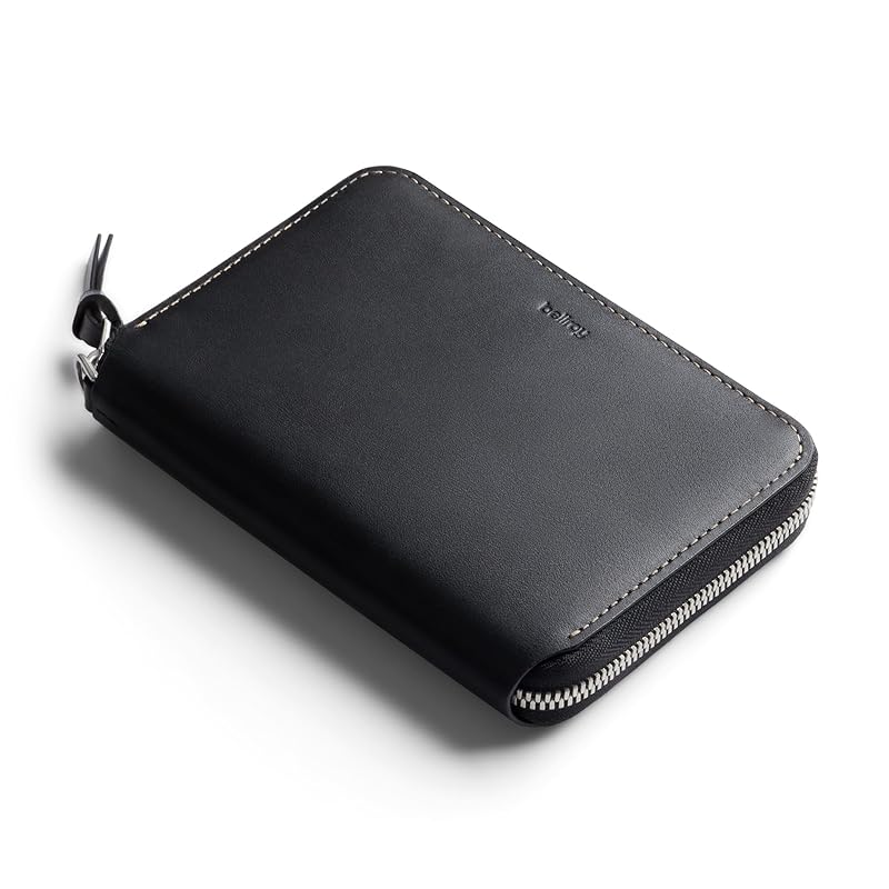 

[Bellroy] Folio Wallet leather wallet bifold wallet compact clutch bag Can store cards, banknotes, coins, and small items used every day. - Black