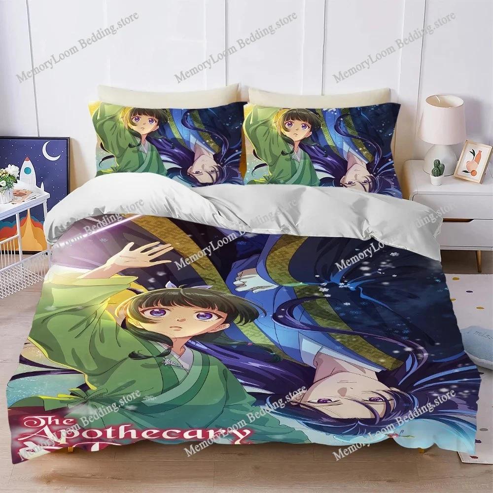 Anime The A-Apothecary Diaries Duvet Cover Set Home Style Bedding Soft Laundry Cotton Bed Student Dormitory Gift Home Textile963