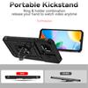 For Xiaomi Redmi 10C/Xiaomi Poco C40 Armor Phone Case Camera Lens Protection Metal Ring Stand Shockproof Case