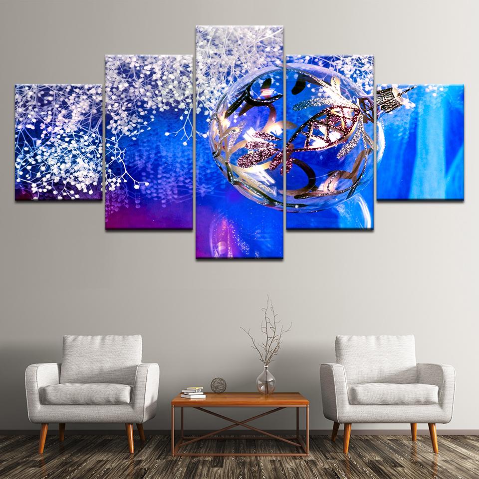 Canvas Painting Art bulb style 5 Pieces Wall Art Painting Modular Wallpapers Poster Print for living room Home Decor