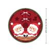 New 90cm Christmas Tree Skirt Polyester Santa Claus Christmas Foot Carpet Xmas Tree Skirt Cushion Gatherings